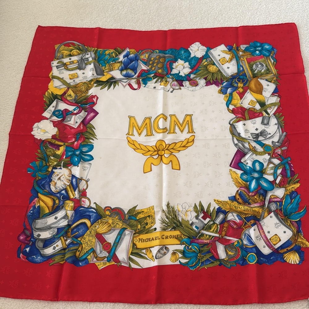 MCM Silk Scarf